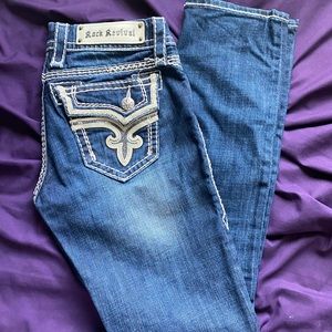 Rock Revival Jeans size 26 Kai Straight leg